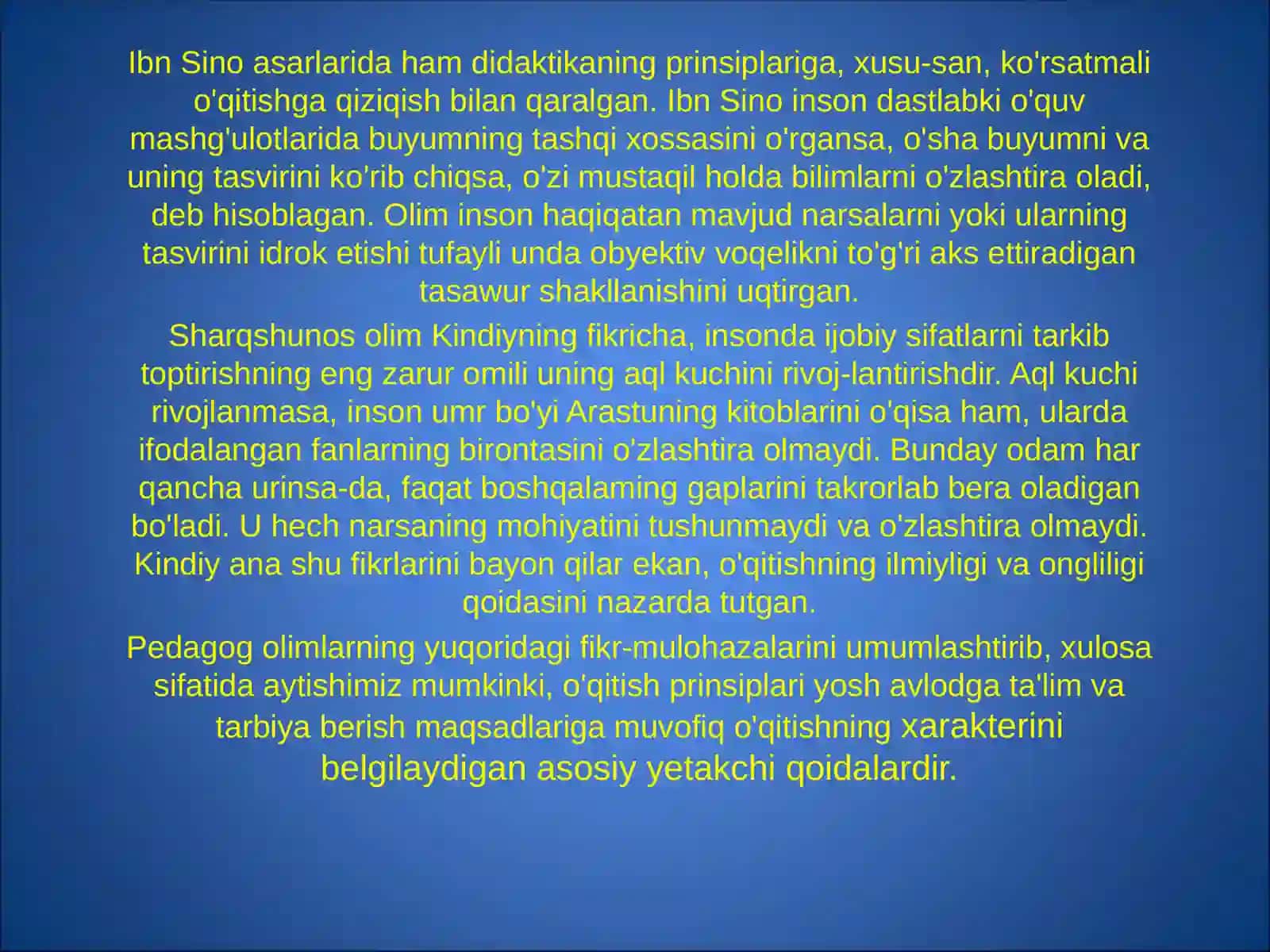 Ta'lim qonuniyatlari 4