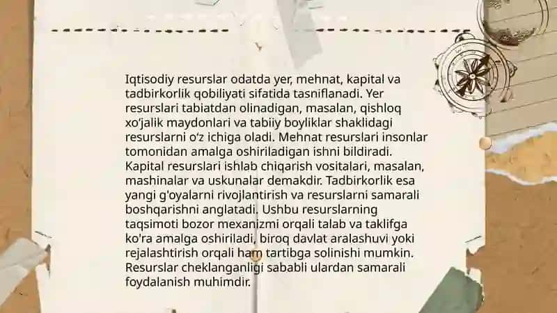 Milliy iqtisod va uning amalga oshirish omillari 4