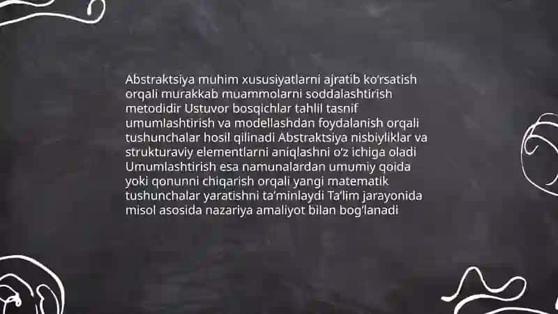 Matematik tushunchalarni òrganishga mantiqiy yondoshish 4