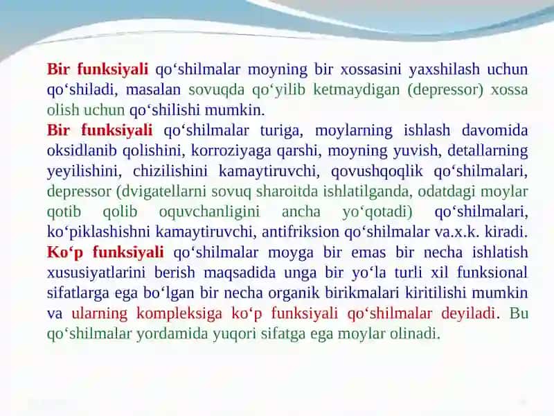 Kimyoviy qo‘shimchalar 4
