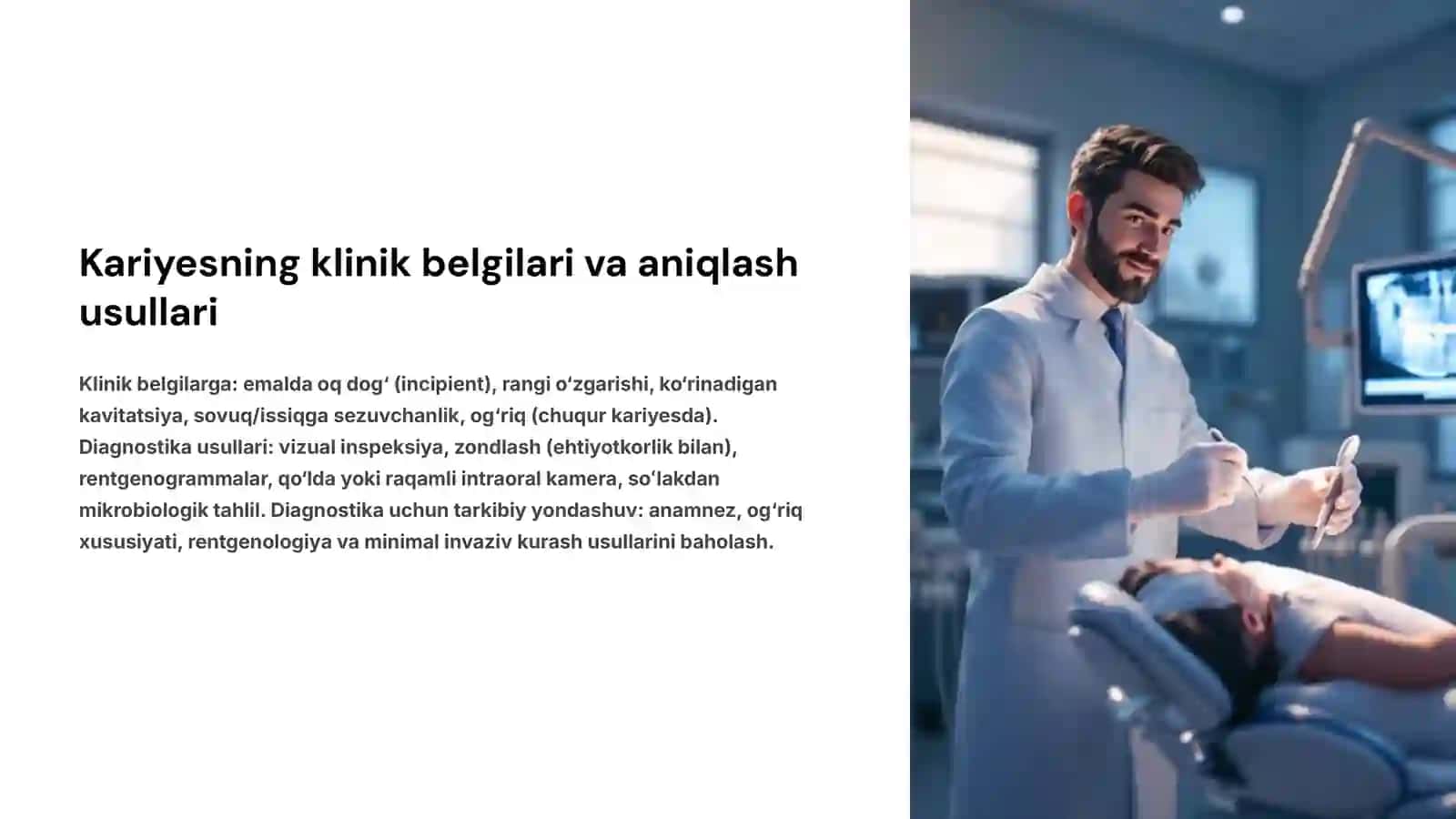 Tish kasalliklari: Kariyes, Pulpit, Periodontit 4