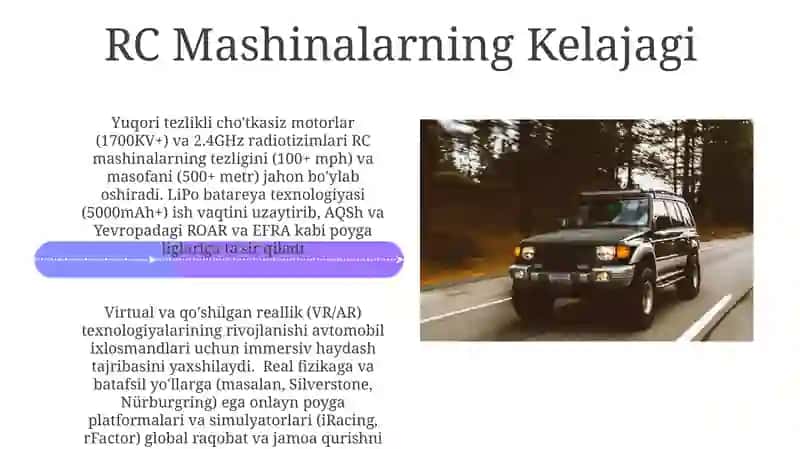 Masofadan boshqariladigan mashina 4