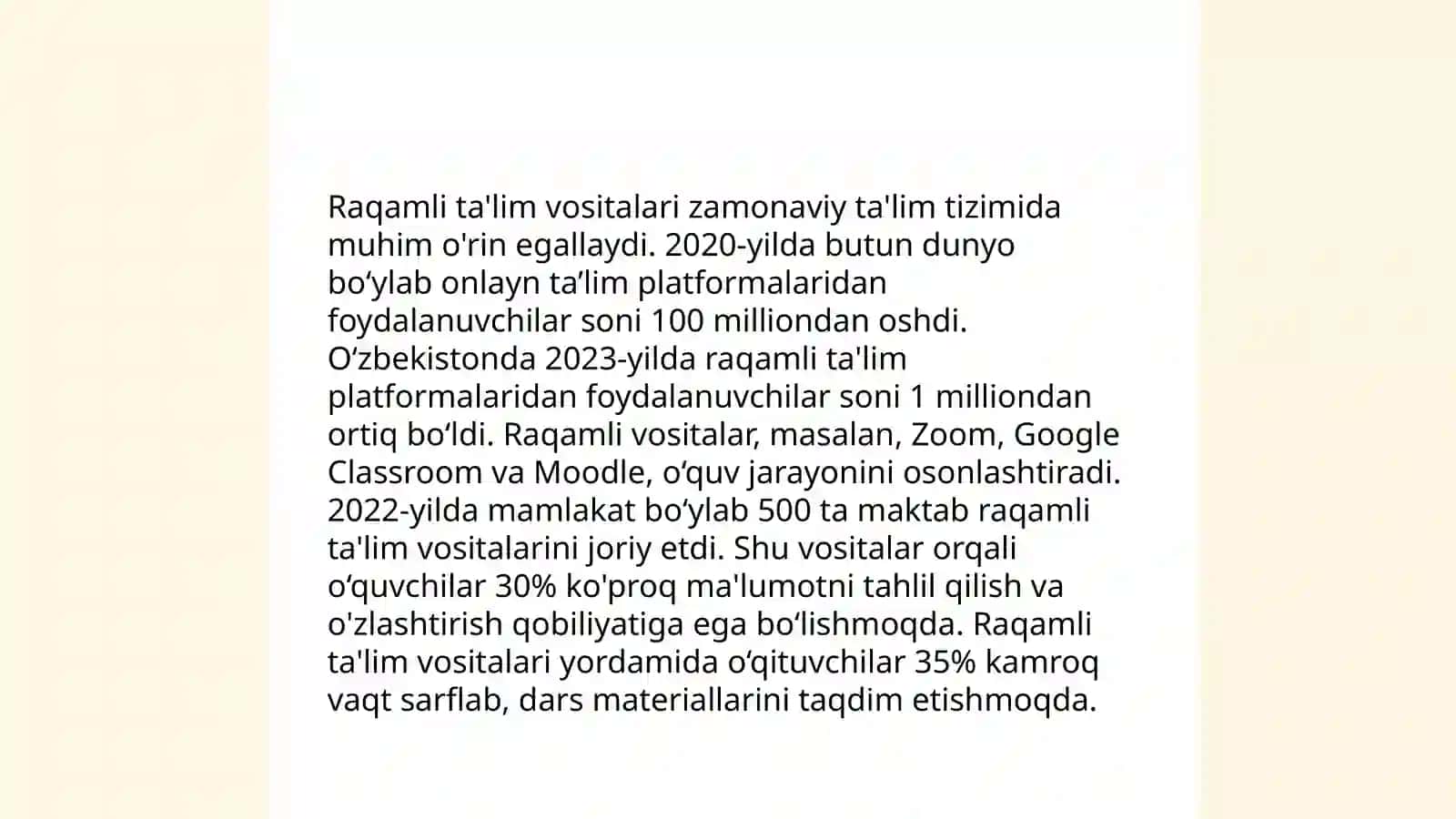 Tarbiya texnalogiyalari 4