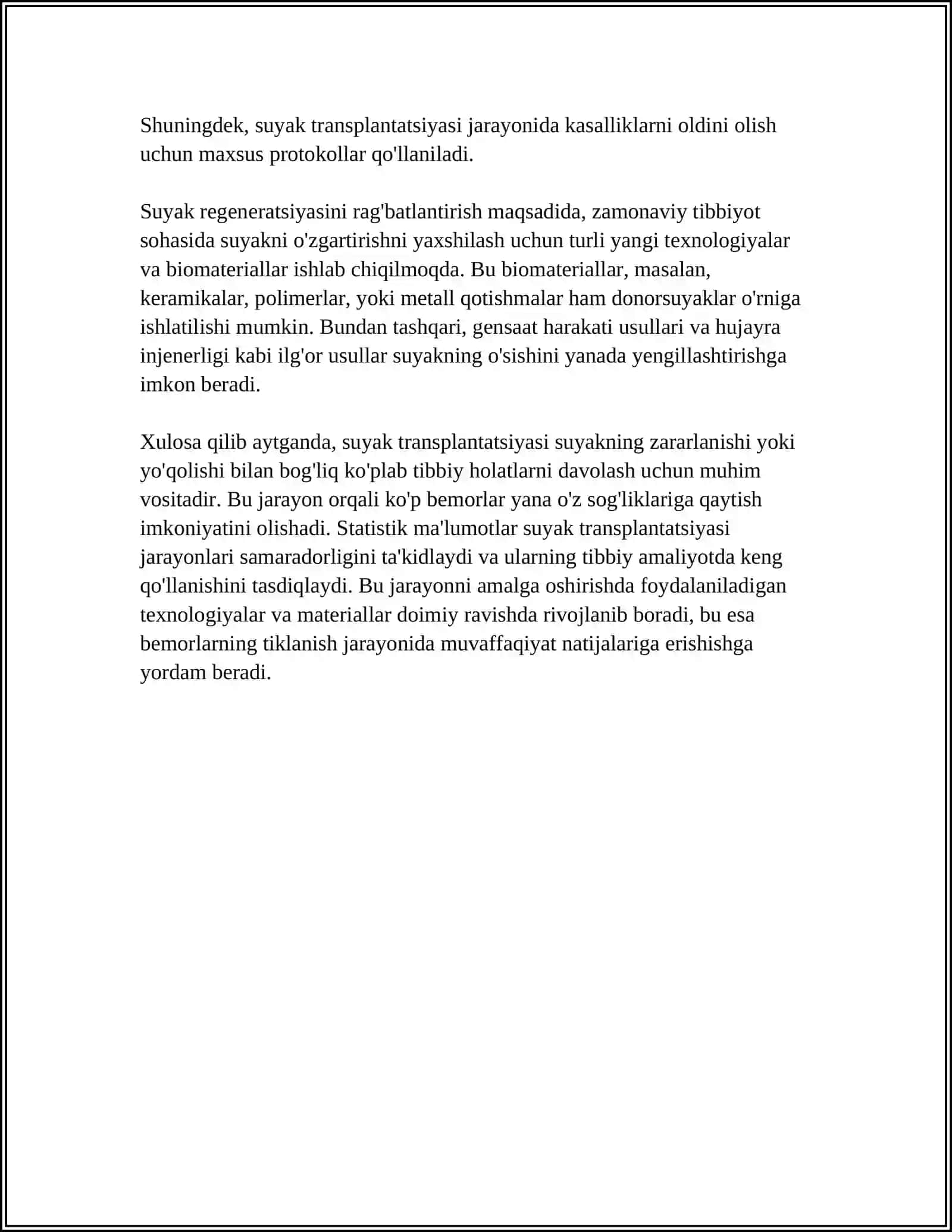 Suyak transplantatsiyasi 4