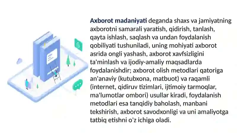 Axborot madaniyat 4