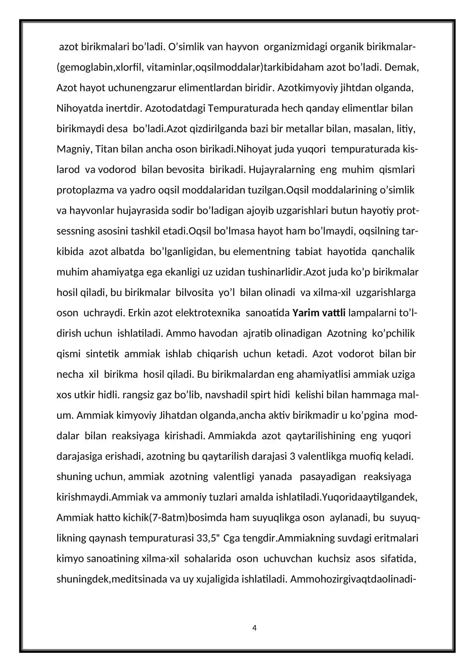 Konsentrlangan nitrat kislotaning olinishi 4
