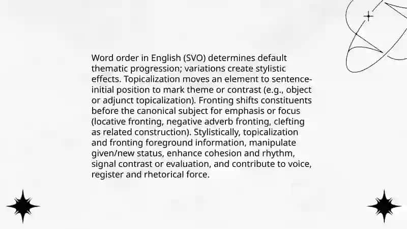 Syntactical level of stylistics 4