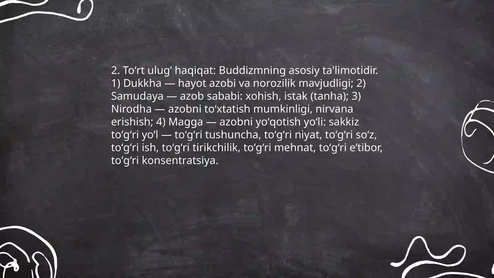Buddizm dini tarixi va asosiy gʻoyalari 4