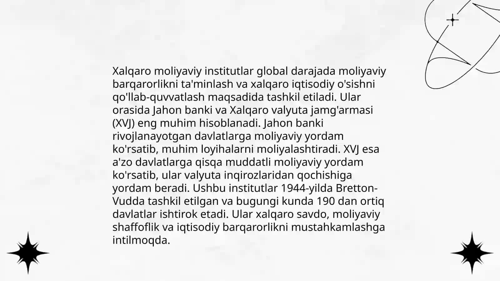 Xalqaro kreditlar turlari 4