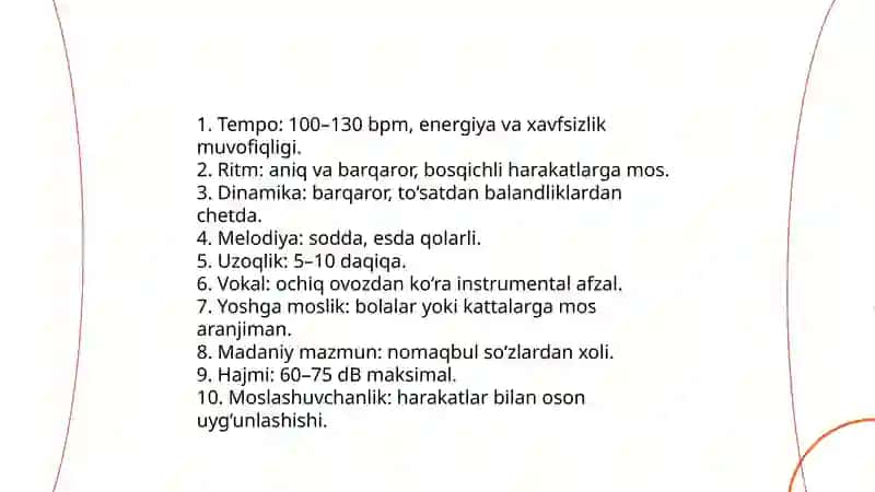 Musiqiy ritmik harakatlar 4