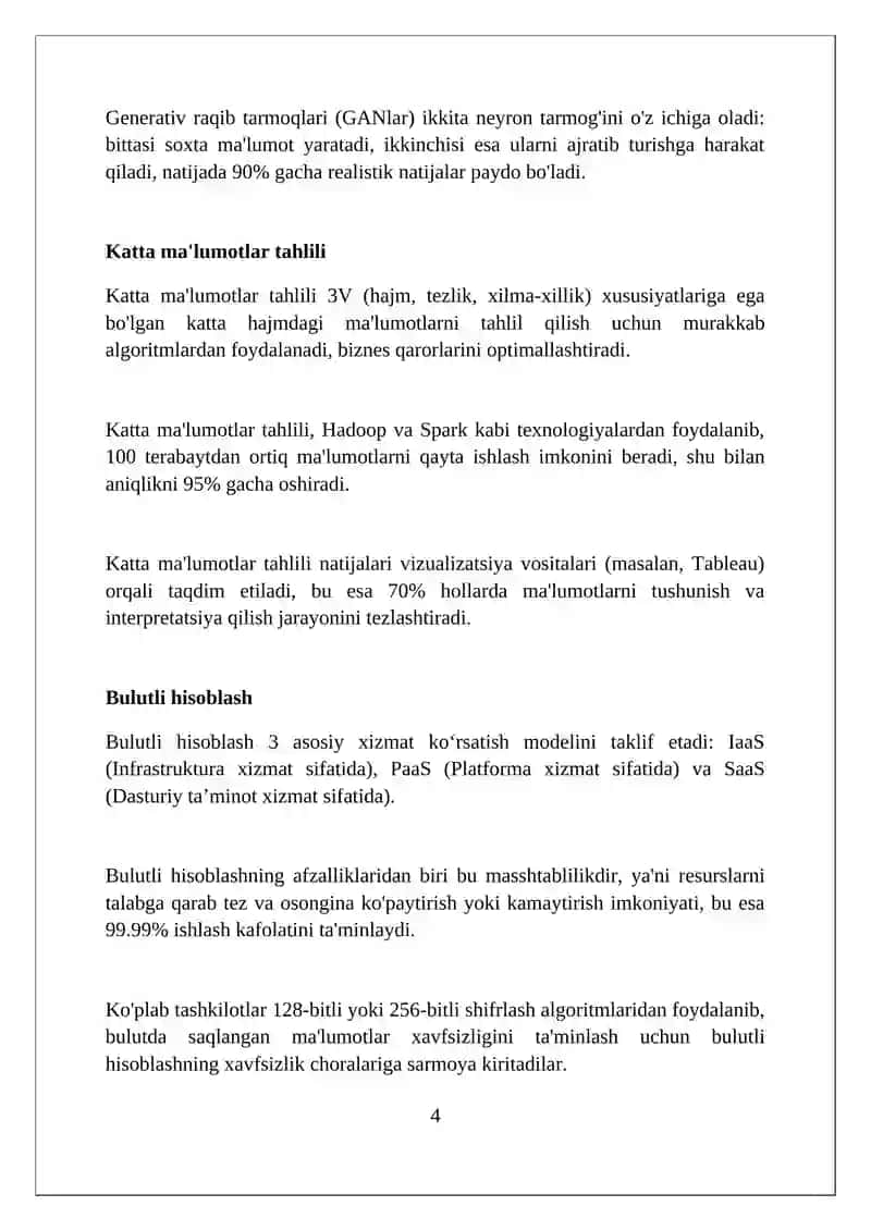 Raqamli axborot texnologiyalari 4