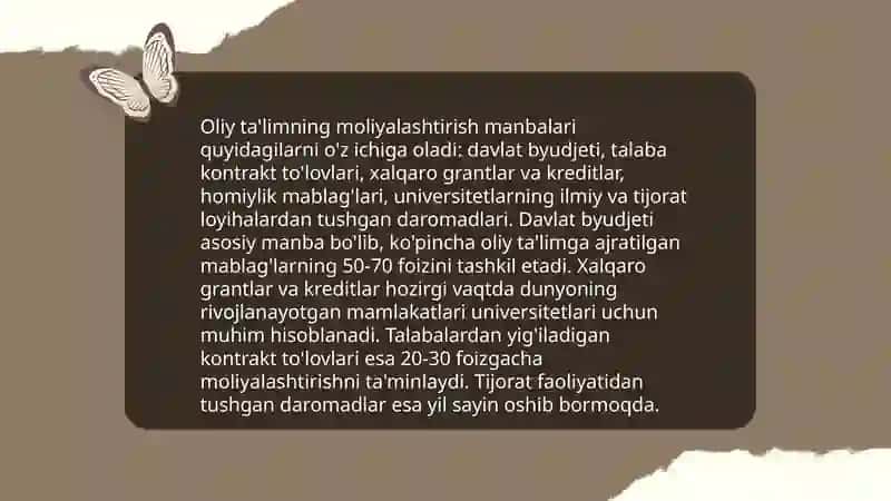 Oliy taʼlim iqtisodiyoti 4
