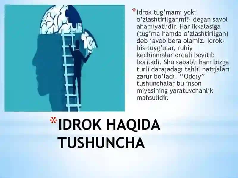 Idrokning umumiy tavsifnomasi 4