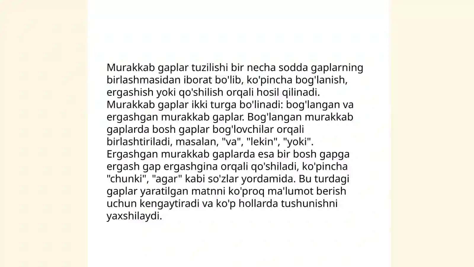 Sodda gaplar tuzilishi 4