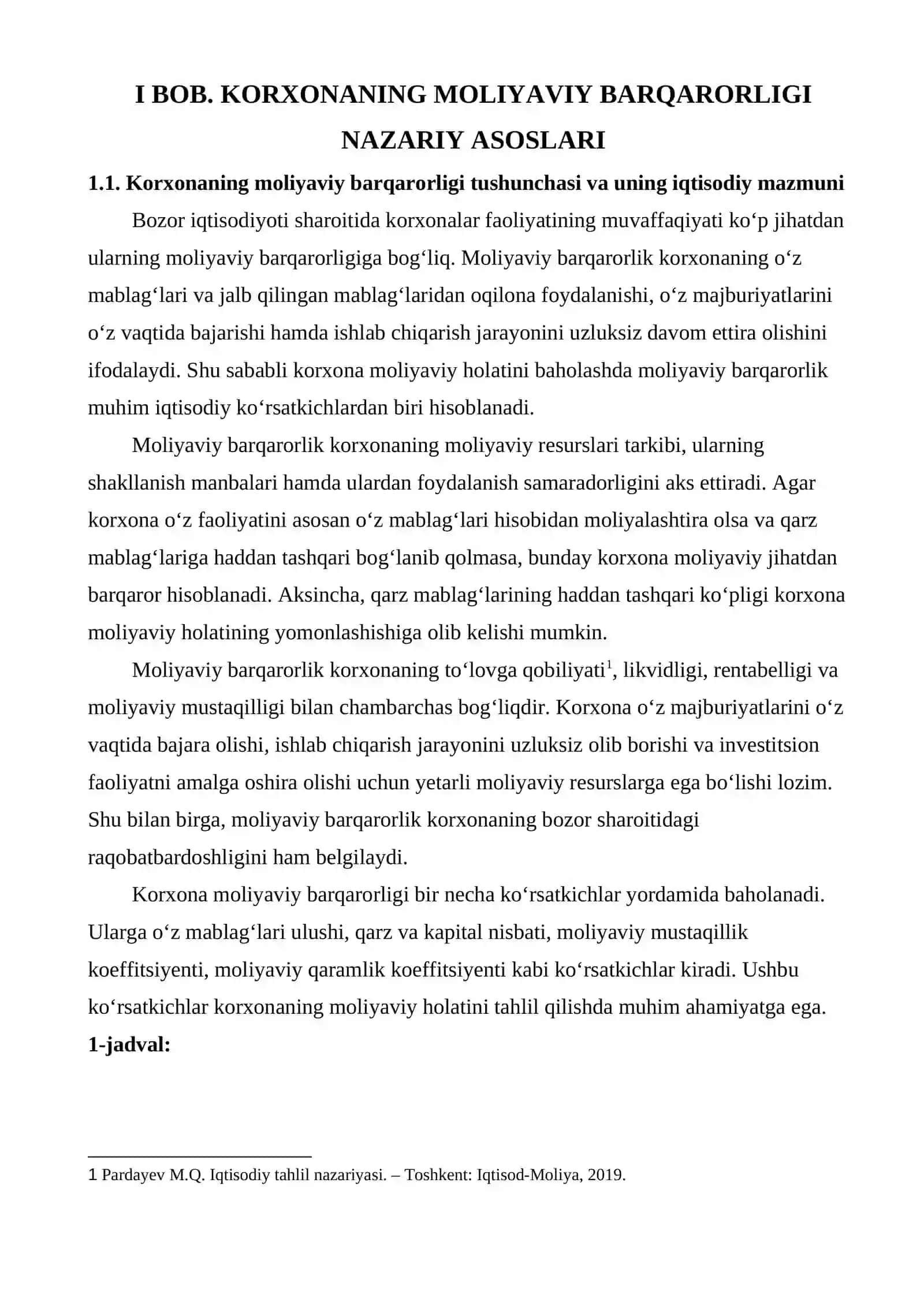 KORXONANING MOLIYAVIY BARQARORLIGINI TAHLIL QILISH 4
