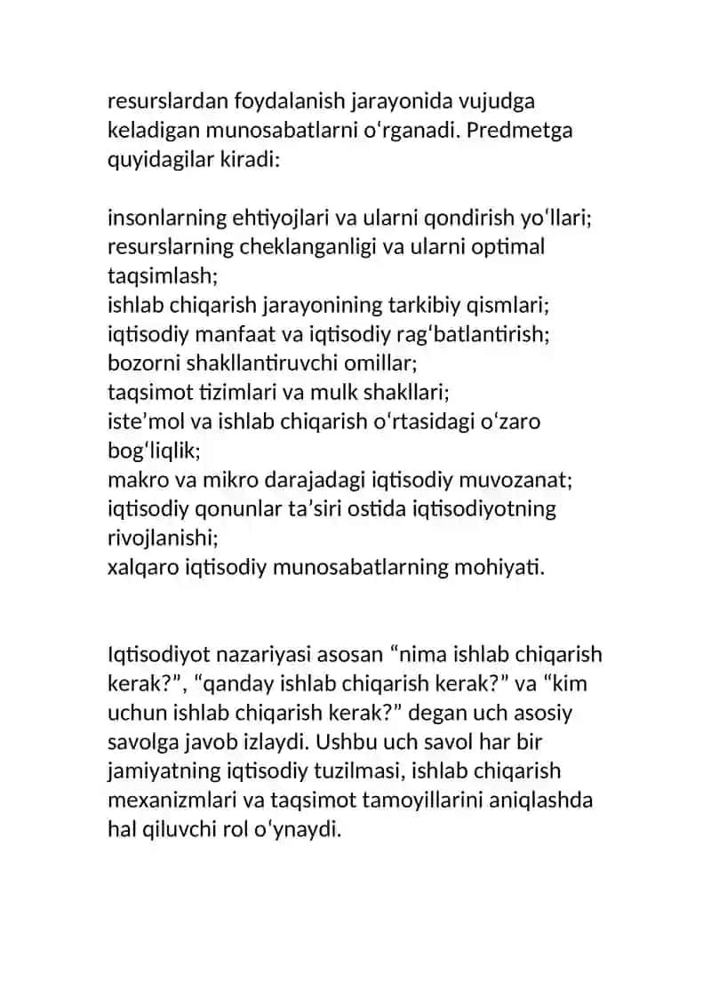 IQTISODIYOT NAZARIYASI FANIGA 4