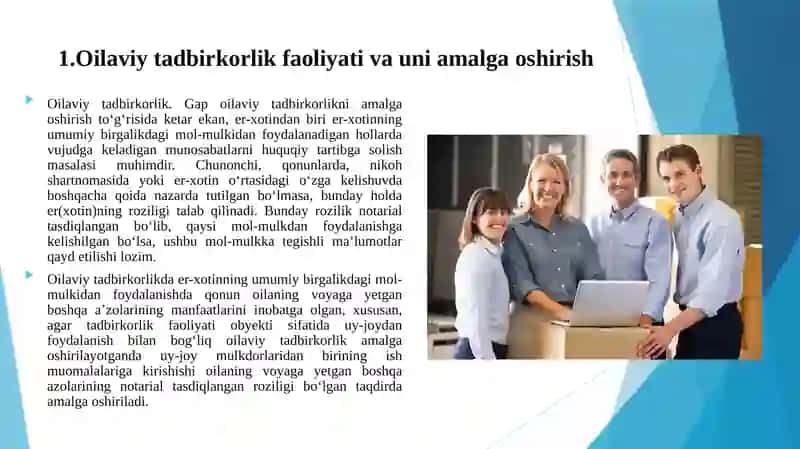 Oilaviy Tadbirkorlik 4