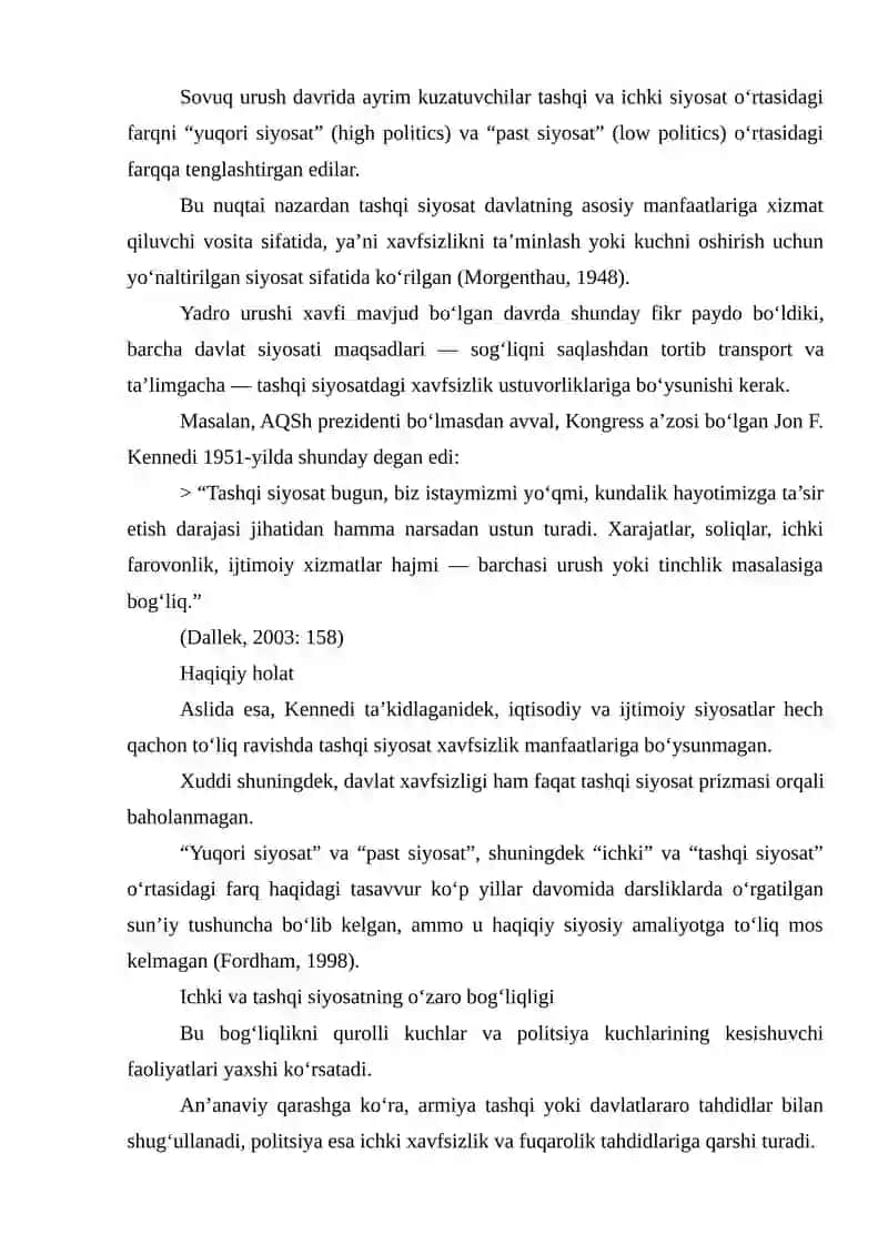 Jonathan Paquin ning Foreign Policy analysis kitobining 1- 40 sahifalari tarjimasi 4