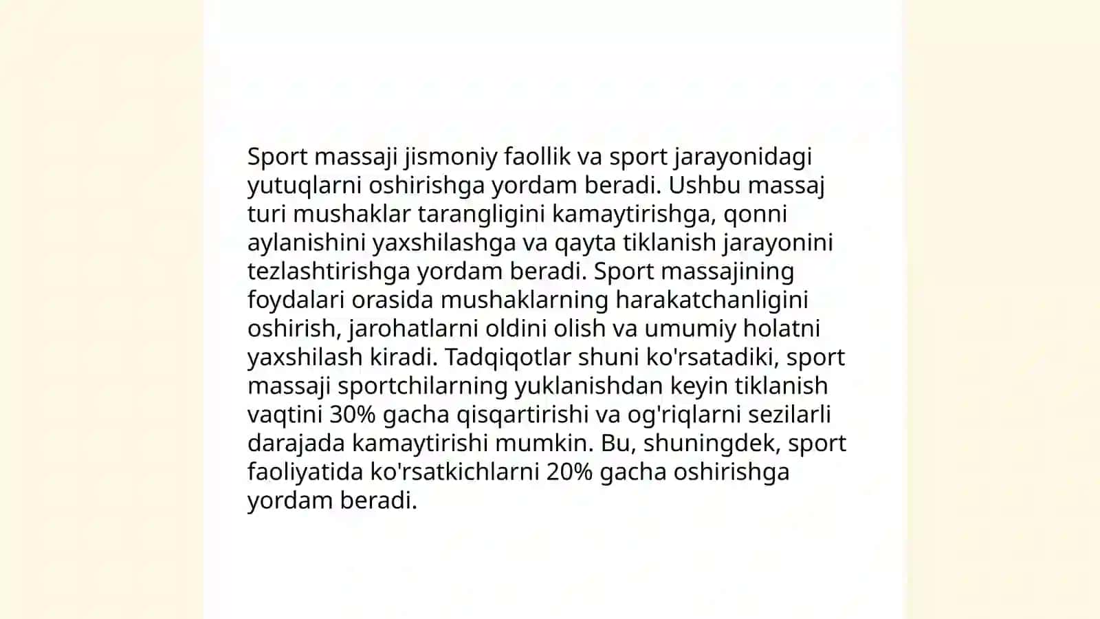 Sport massaji 4