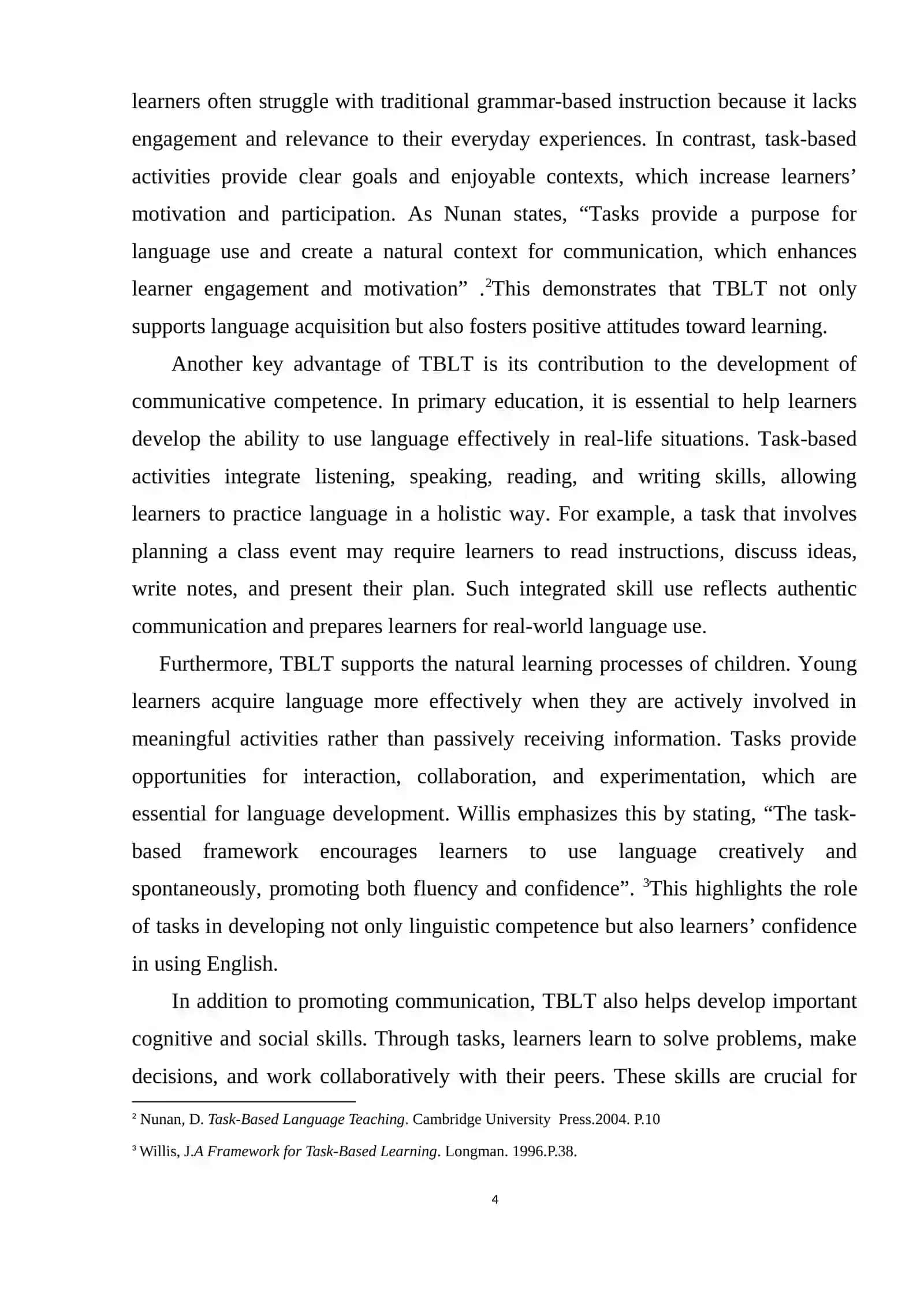 Applying Task-Based Language teaching in Primary English Classrooms 4