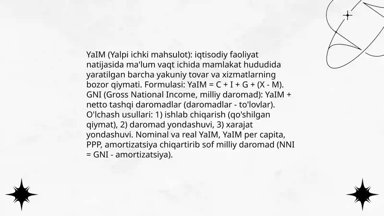 Iqtisodiy taraqqiyot Iqtisodiy o'sish va milliy boylik 4
