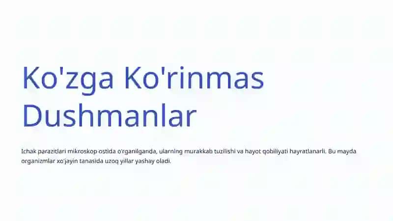 Parazit Hayvonlar: Tiriklikdagi Yashirin Dushmanlar 4