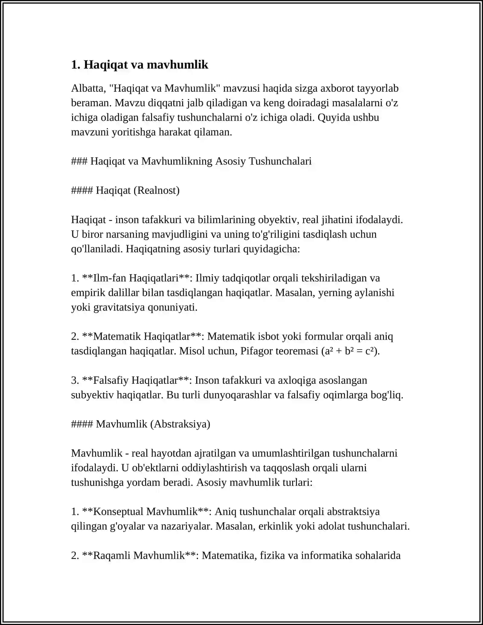 HAYOT FALSAFASI 4