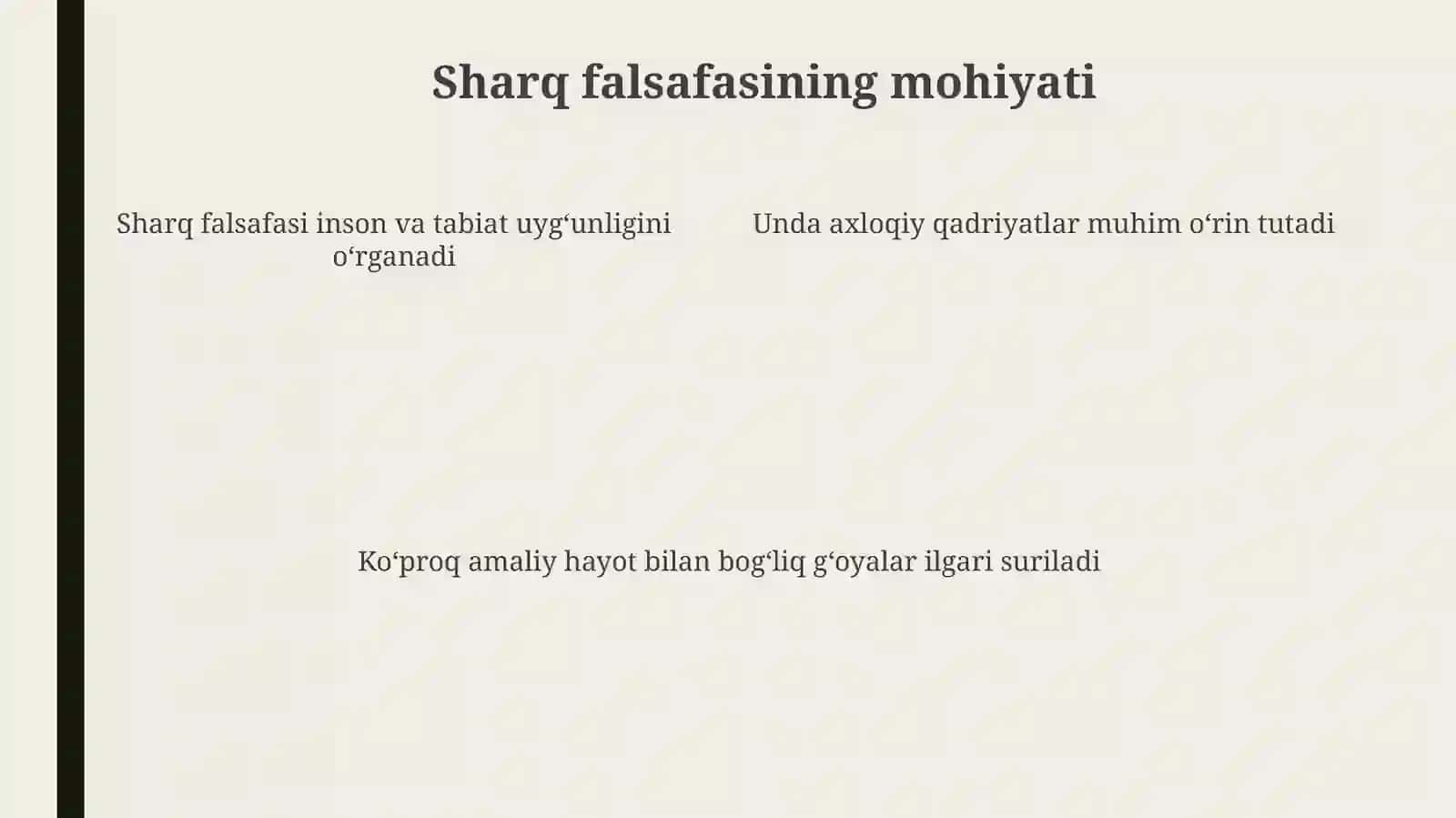 Sharq falsafasi 4