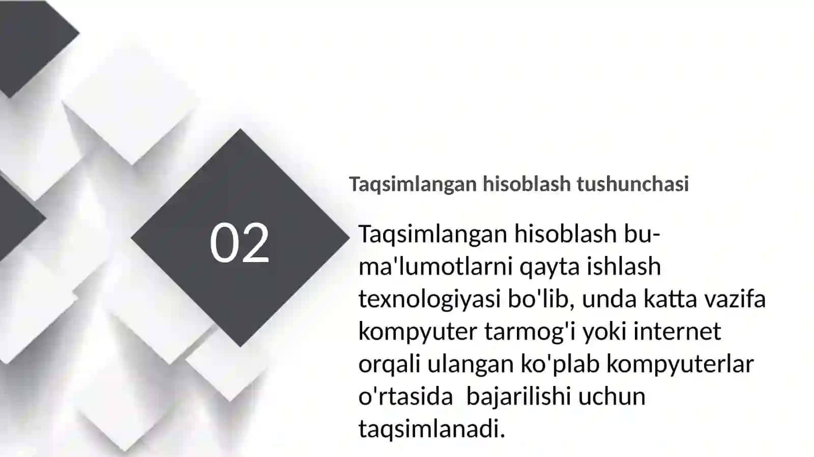Bulutli va taqsimlangan hisoblashning farqli jihatlari 4