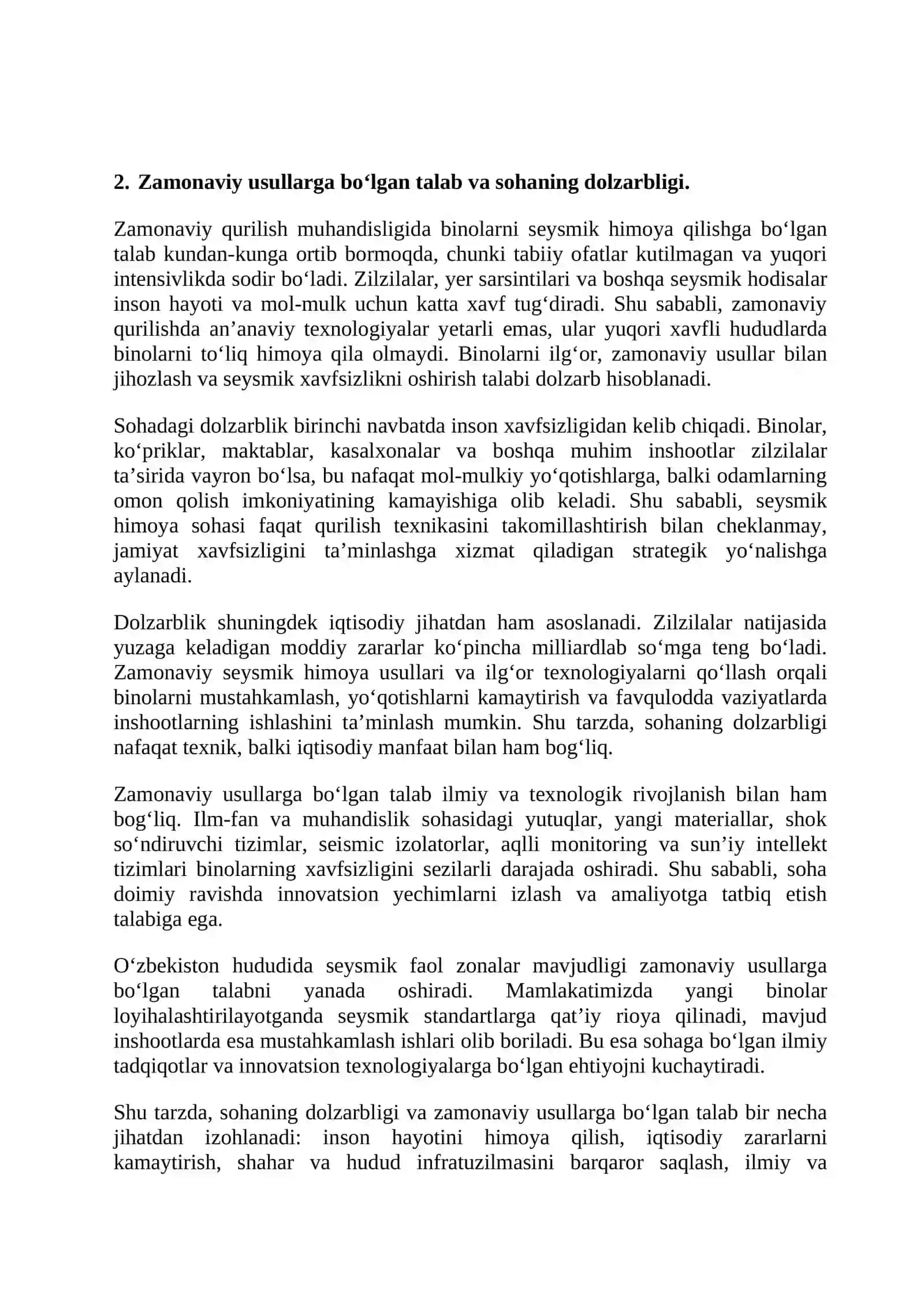 Binolarni seysmik himoya qilishning zamonaviy usullari 4
