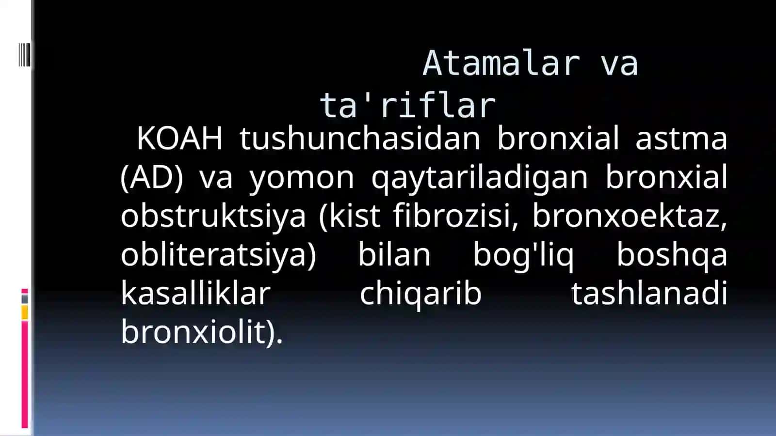 Surunkali obstruktiv o'pka kasalligi 4