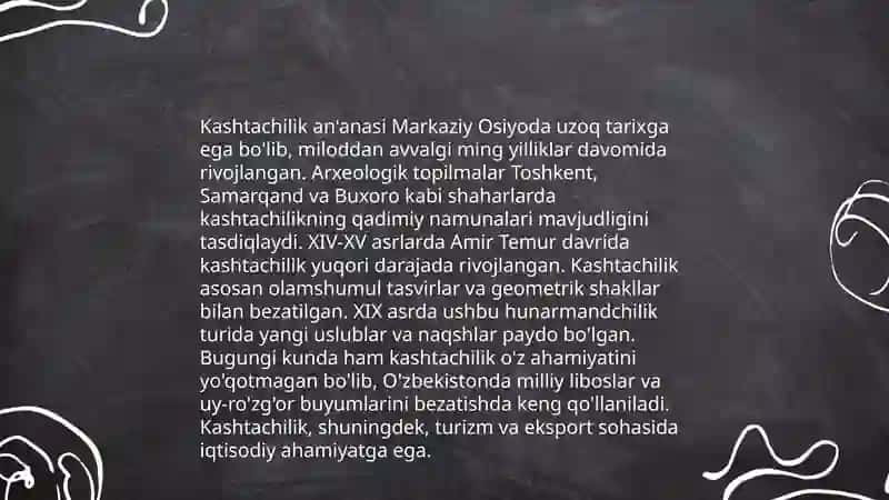 Kashtachilik Tariyxi 4
