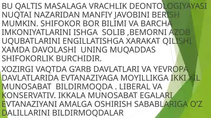 Evtanaziya muammolari 4