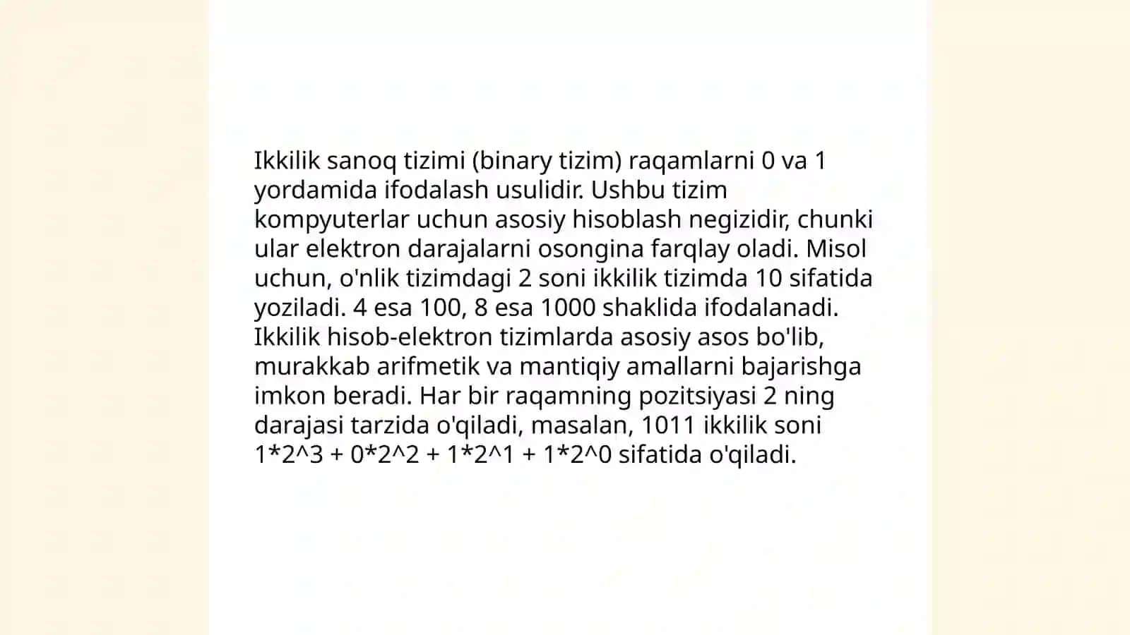 O'nlik sanoq tizimi 4