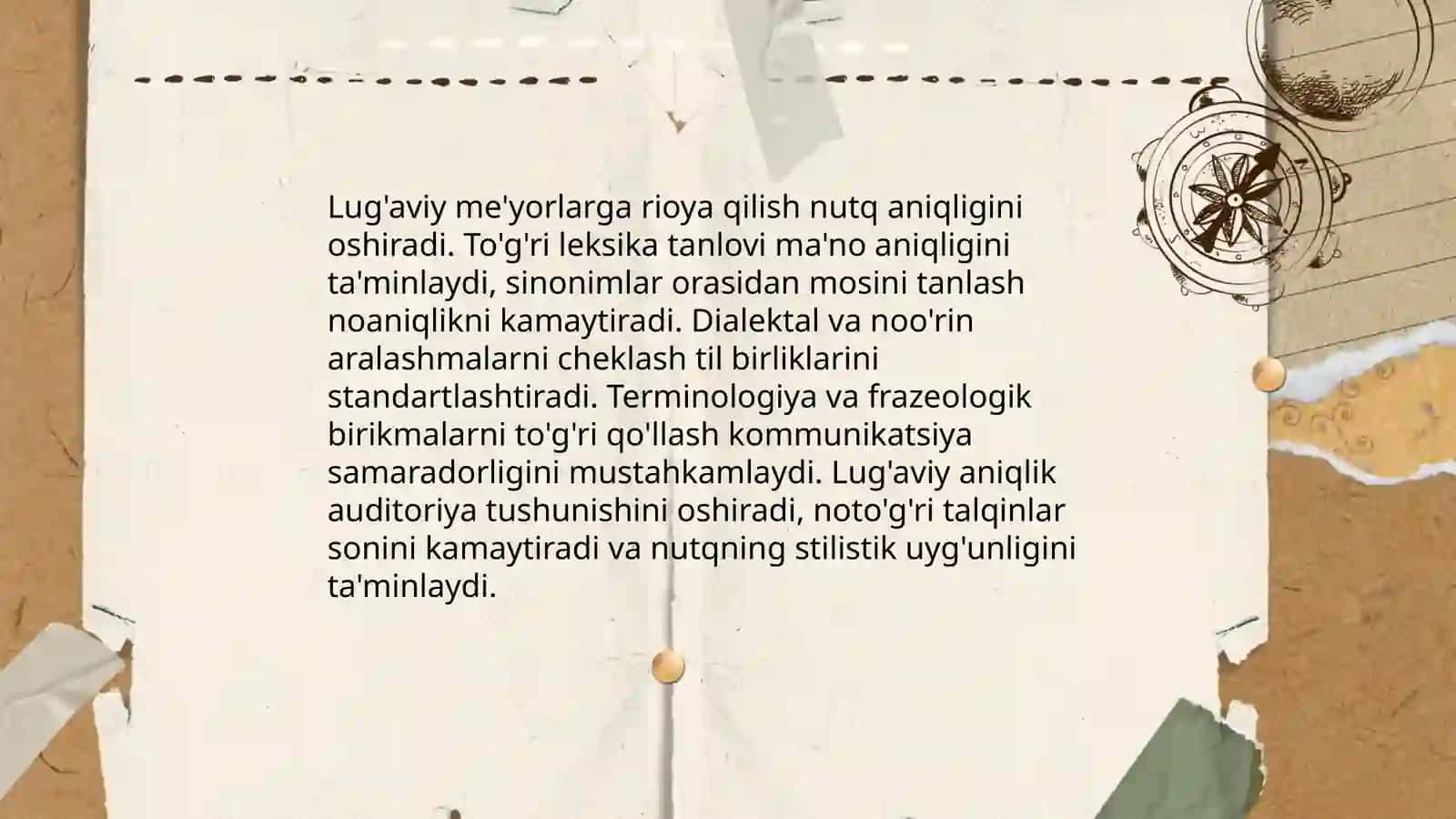 Adabiy til me'yorlariga amal qilishning nutqqa ta’siri 4
