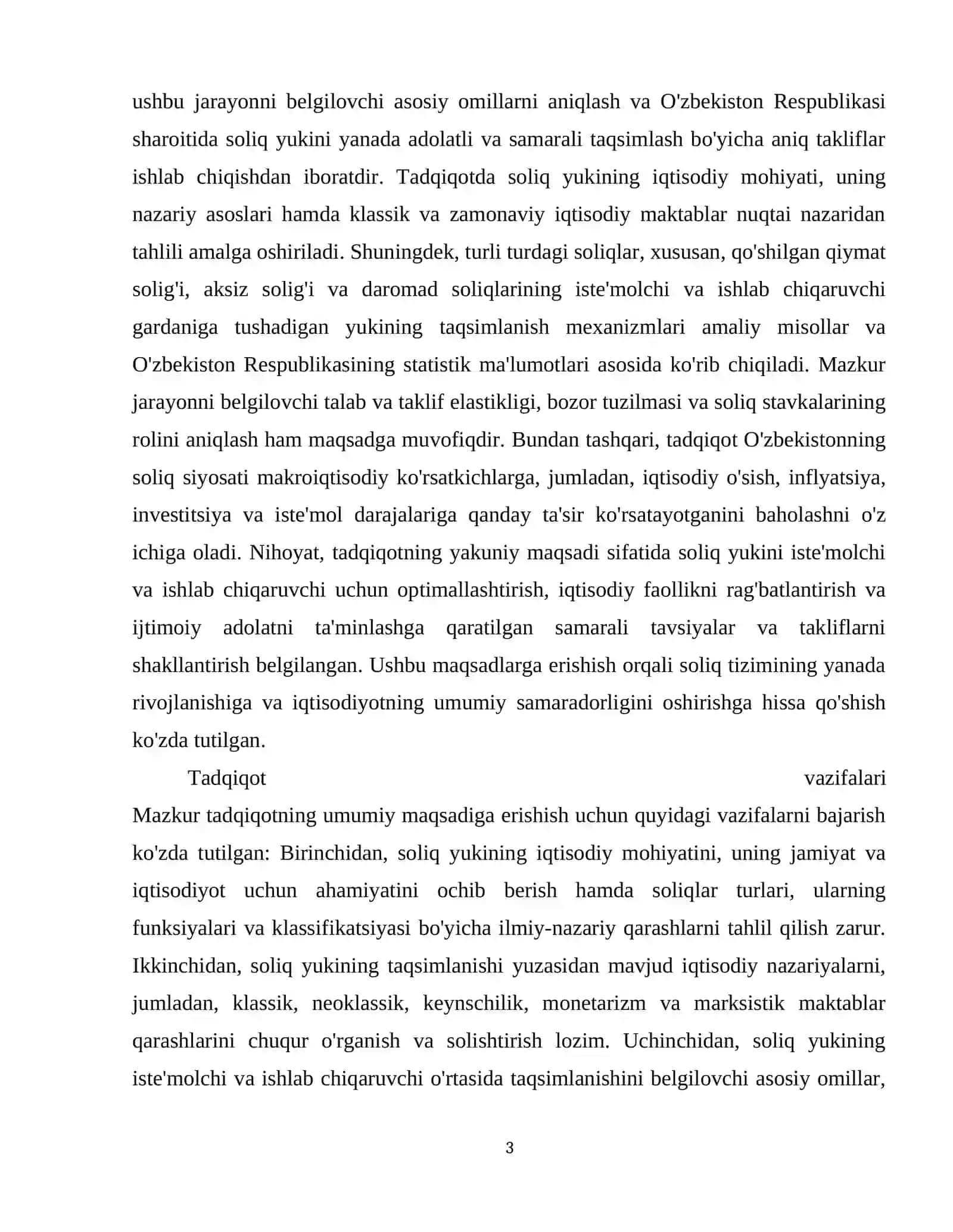 Soliqlar yukining istemolchi va ishlab chiqaruvchi o’rtasida taqsimlanishi 4