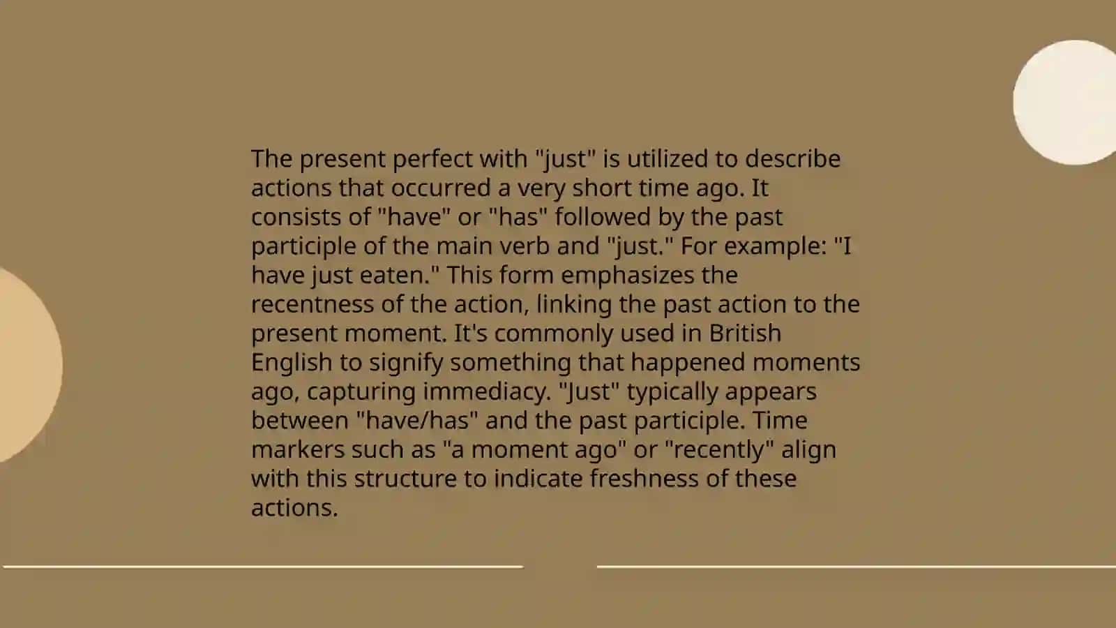Present Perfect 4