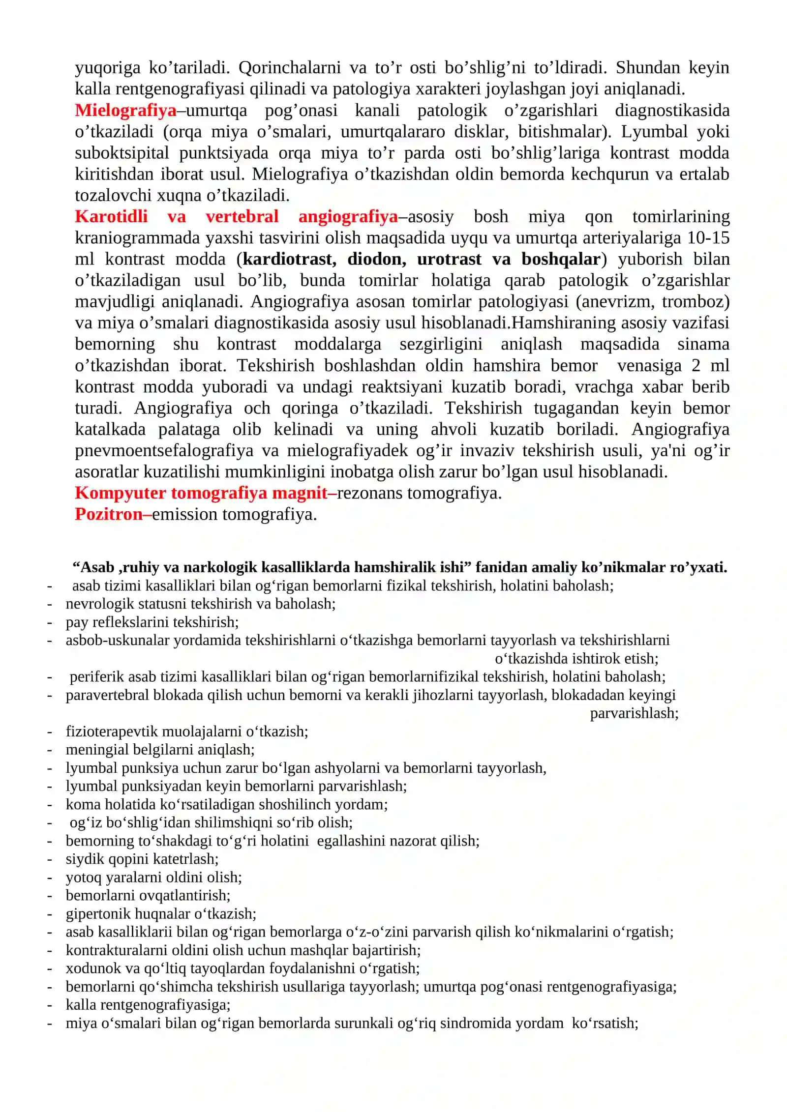 Terapiya Amaliy ko'nikmalar 4