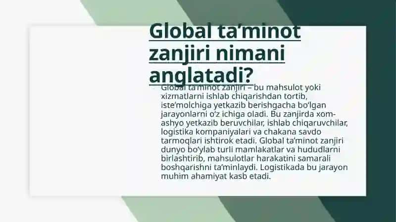 Global ta’minot zanjiri boshqaruvi 4