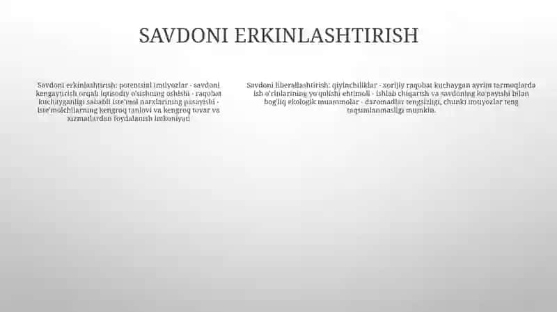Jahon Xo'Jaligining Glabollashuvi Yo'Nalishlari Va Ziddiyatlari 4