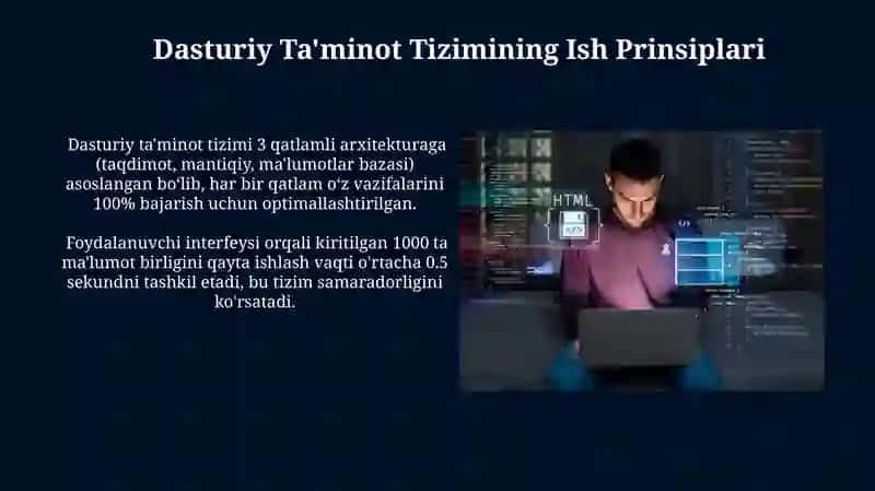 Dasturiy Ta'minot Tizimi 4