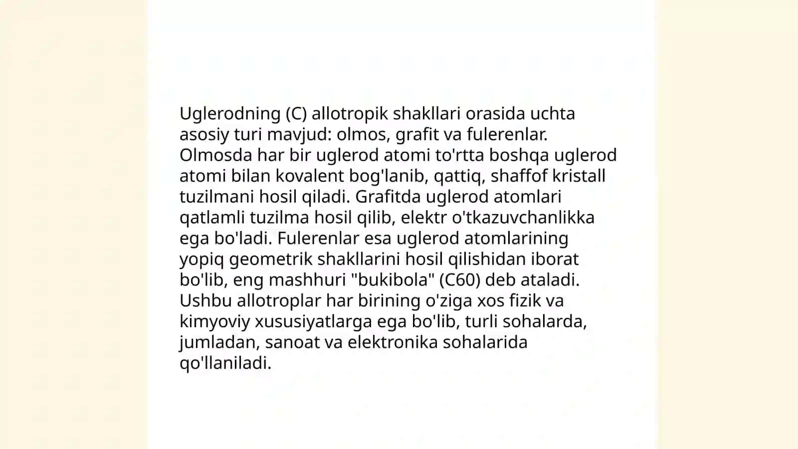 Allotropik shakllar tushunchasi 4