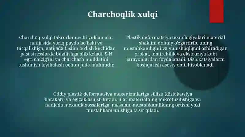 Plastik deformatsiyalashdagi texnalogiyalari 4