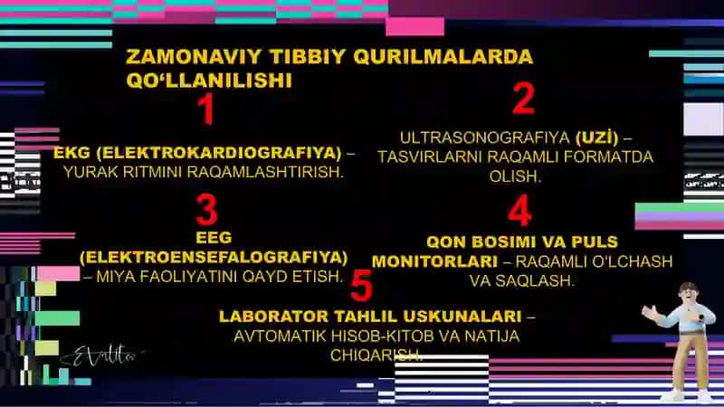 TIBBIY SIGNALLAR VA ULARNI RAQAMLASHTIRISH 4