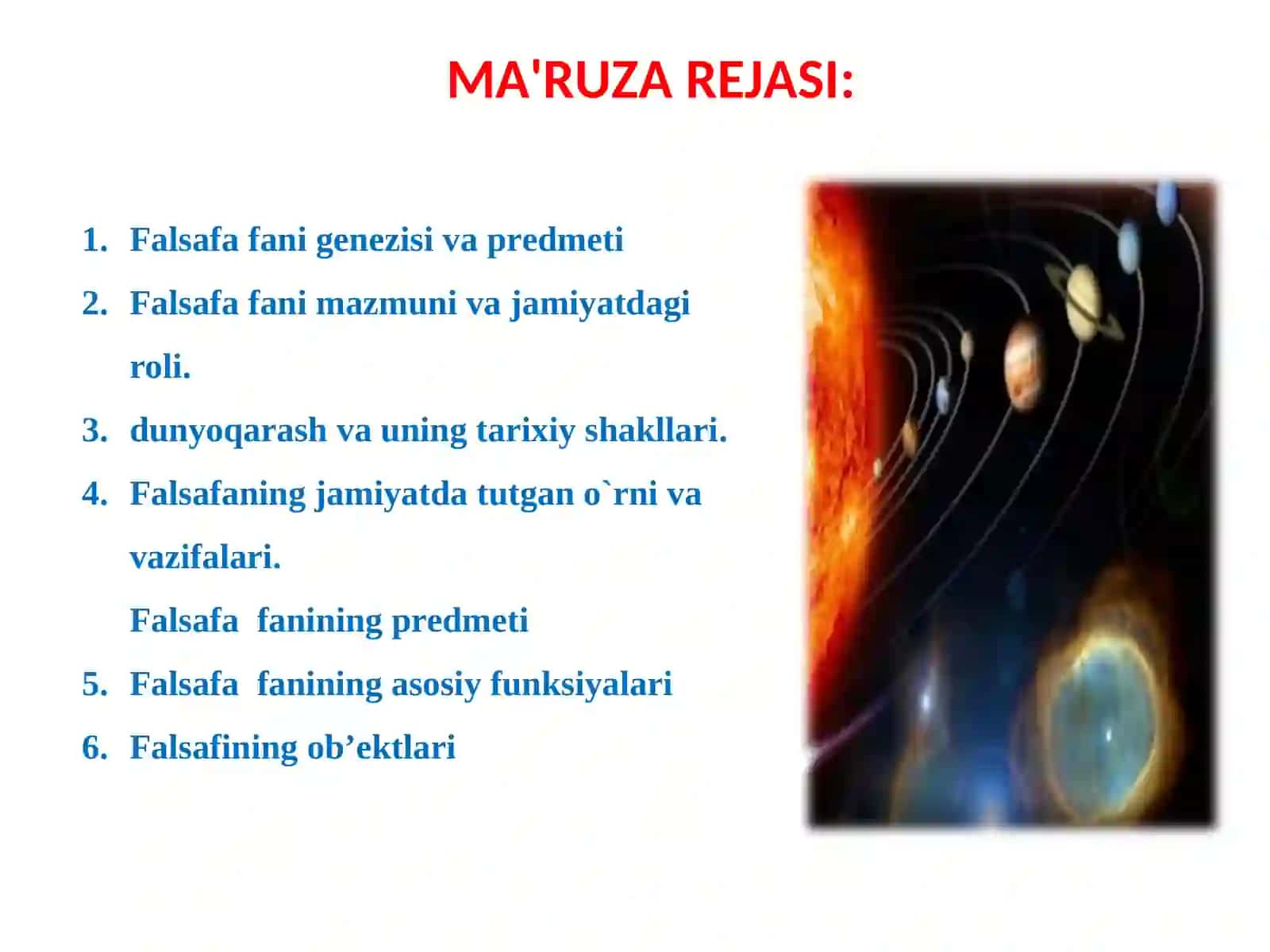 Falsafa Fanining Predmeti 4