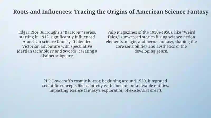 Science fantasy in American literature 4
