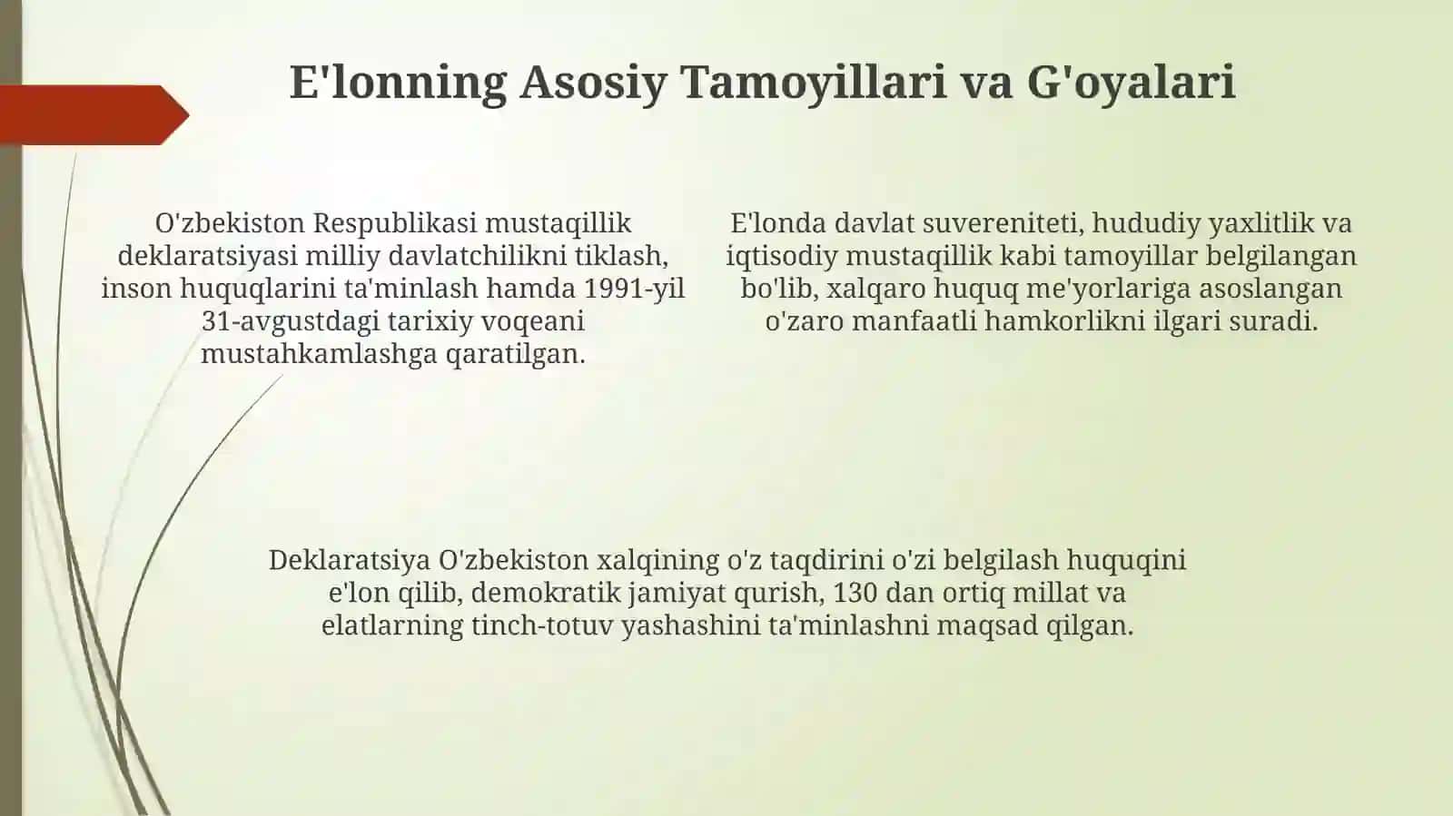 Mustaqillik E'lonining Tarixiy Asoslari va Sabablari 4
