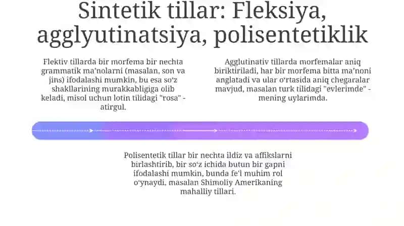 Soʻzlarning sintetik va analitik shakllari 4