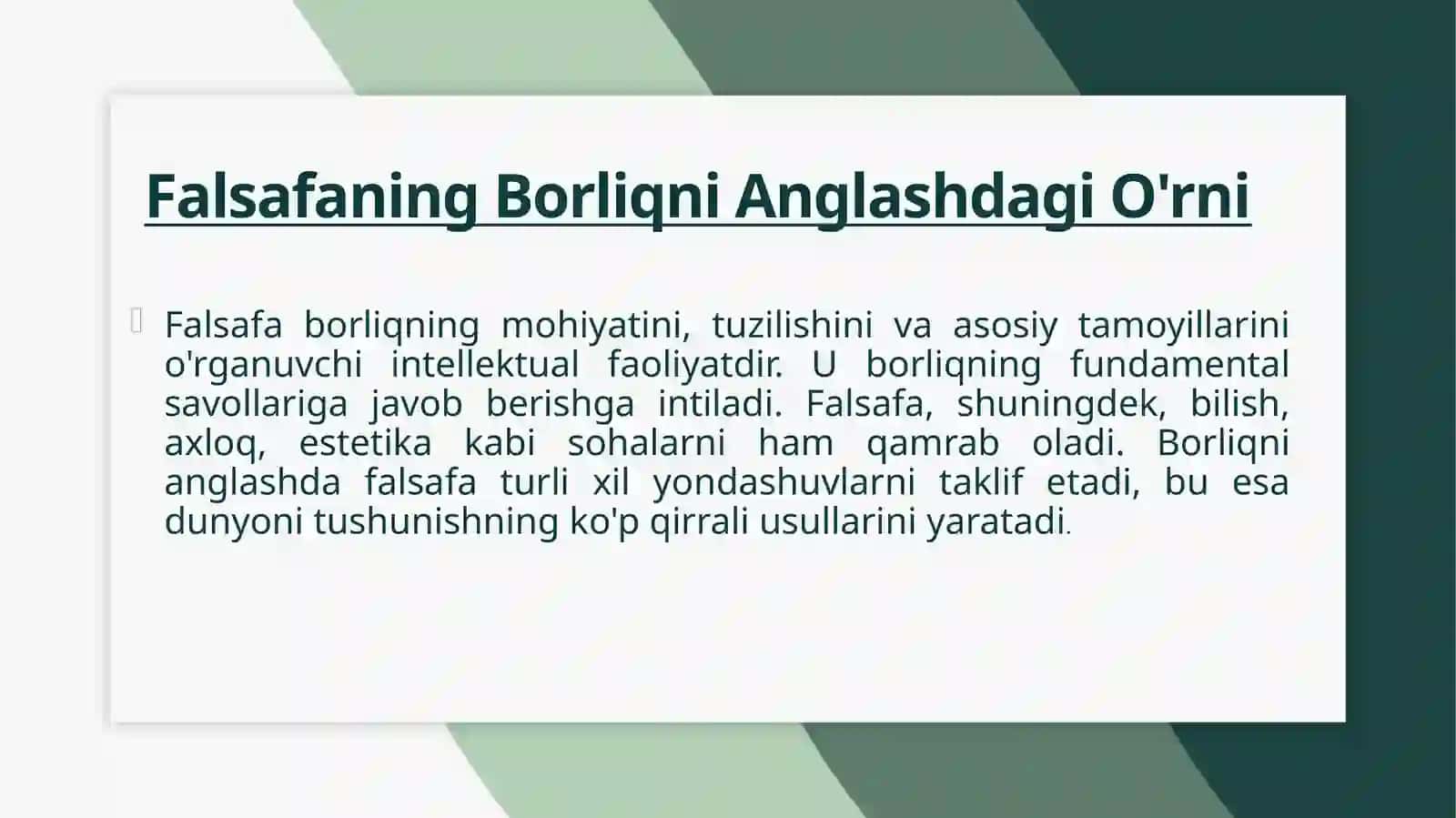 Falsafiya va tabiiy fanlar 4