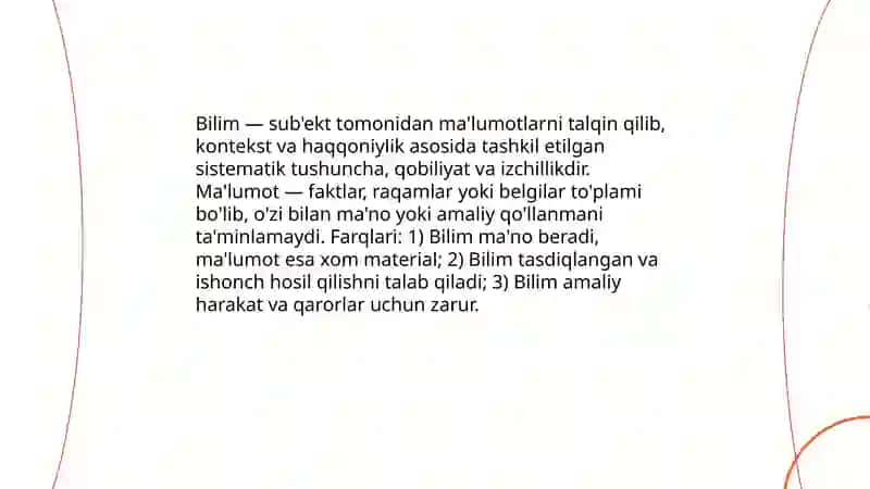 Bilish falsafasi 4